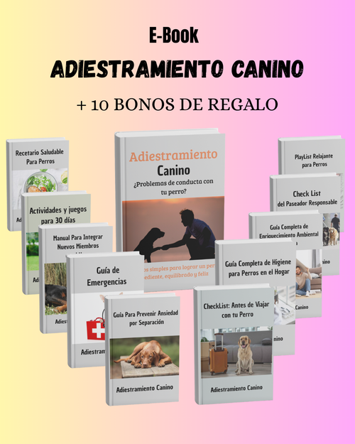 Adiestramiento Canino + 10 BONOS